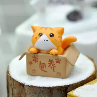 Buy  4 Pcs Private Cat Ornaments Cake Miniature Kitten Decor Dining Table • 5.55£