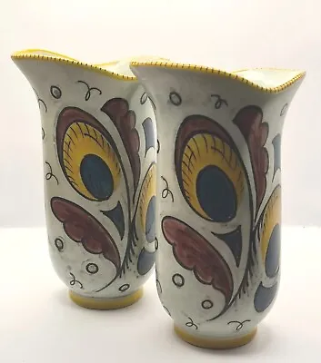 Buy Vintage Gouda Art Pottery Royal Zuid Holland Vase Signed Arles. • 35£