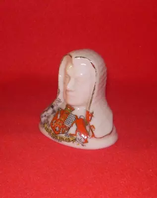 Buy Arcadian Crested China Bust Of Judge Brampton Crest • 4.99£