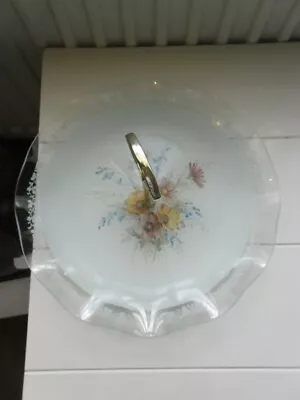 Buy Chance Glass Cake Plate Wavey Rim • 5£
