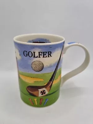 Buy Vintage Dunoon Golfer Mug Design By Martin Wiscombe Fine Stoneware Rare VGC • 12.99£