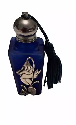 Buy Vintage Cobalt Blue Glass Perfume Bottle, Cobalt Blue Glass Scent Bottle • 35£