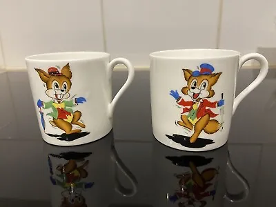 Buy Vintage English Fine China Childrens Mugs Fox Design • 10£
