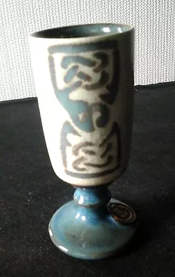 Buy Celtic Design Studio Pottery Goblet 12 Cm / 4.5 Inch High, • 12£