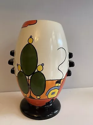 Buy Lorna Bailey Three Knob Vase Marshland Cottage Old Ellgreave Pottery • 50£