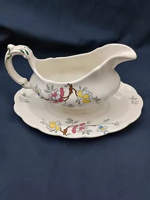 Buy Beautiful Booths  Chinese Tree Gravy Boat And Drip Tray In Excellent Condition  • 12.99£