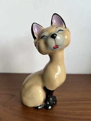 Buy Wade Disney Figurine Large Blow Up Am Siamese Cat Lady & The Tramp 60s • 26£