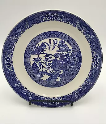 Buy Vintage Blue Willow Ware By Royal China 12  Chop Plate Platter Underglaze White • 17.15£