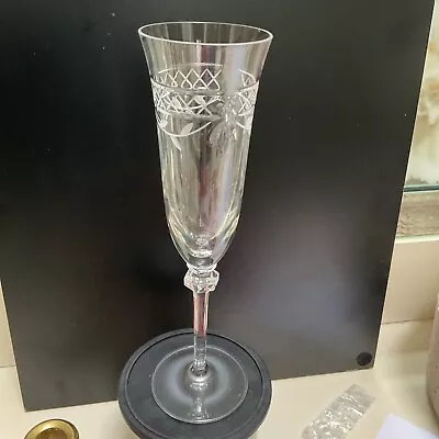 Buy Royal Doulton Crystal WELLESLEY CLEAR Champagne Flute  Perfect Condition • 38.43£