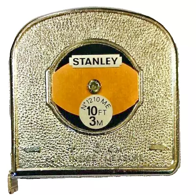 Buy Vintage Stanley No 1210ME Imperial/Mtl 10ft/3M Metal Tape Measure Made In France • 9.99£