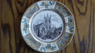 Buy Mason's Ironstone Christmas Plate, 1986. Canterbury Cathedral, Kent, England • 15£