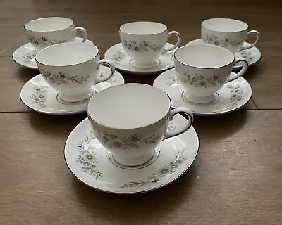 Buy Wedgwood Westbury Tea Set 12 Pieces Bone China 6 X Teacups 6 X Saucers • 24.50£