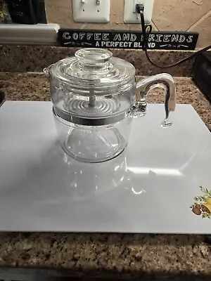 Buy Pyrex Vintage 6 Cup Clear Glass Coffee Pot #7756 • 38.57£