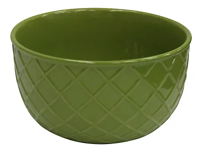 Buy Extra Large Ceramic Deep Mixing Bowl Stoneware 25cm Diameter Green 5 Litre • 13.99£