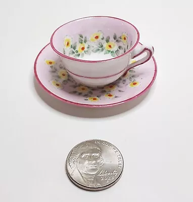 Buy Royal Crown Staffordshire Miniature Bone China Tea Cup & Saucer  • 20.87£