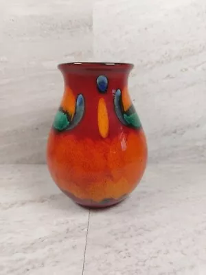 Buy Poole Pottery Volcano Living Glaze Vase (Artist Mark) 17cm Tall • 49.50£