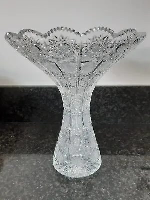 Buy Bohemian 500PK Hand Cut Lead Crystal Vase • 30£