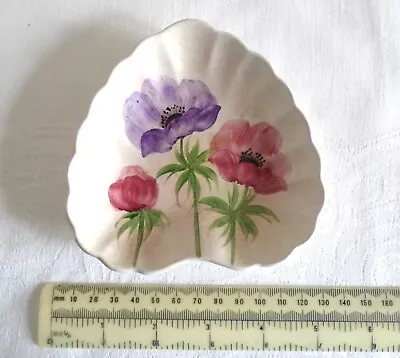 Buy Decorative Vintage Radford Pottery Dish ~ Hand Painted Anemone Flower Design • 15£