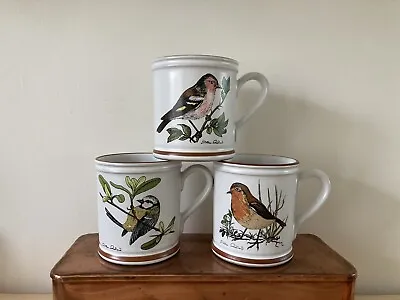 Buy 3 Denby Bird Mugs • 14£