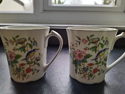 Buy AYNSLEY BONE CHINA PEMBROKE MUGS X 2 -  20th CENTURY - EXCELLENT - NEVER USED • 35£