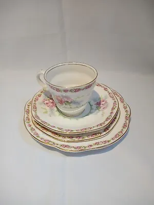 Buy  James Kent Rose Country 4 Piece Tea Cup & Saucer Set Biscuit And Side Plate  • 12£