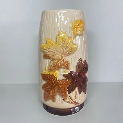 Buy Vintage Sylvac Vase 16cm Autumn Leaves Design 4010 VGC • 14.99£