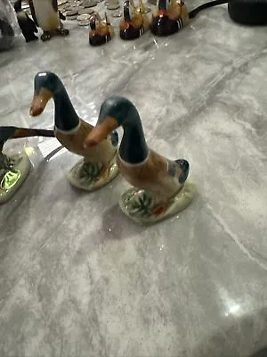 Buy Beswick Mallard Duck Figurine X2 Plus 2 Peasants • 9.99£
