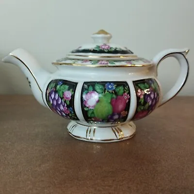 Buy Vintage Sadler, Heirloom Collection 'Bacchus' Miniature Decorative Teapot  • 6.95£