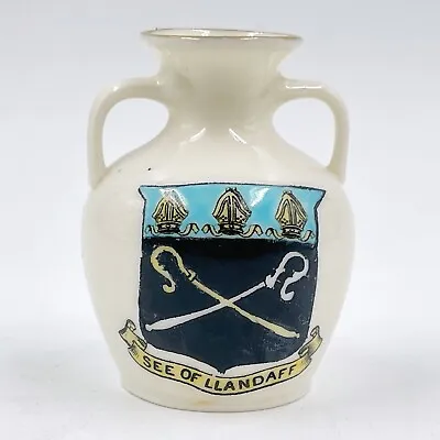 Buy Vintage W.h. Goss Crested China  Model Of Portland Vase - See Of Llandaff Crest • 10£