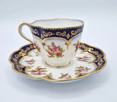 Buy George Jones & Sons Crescent Porcelaine  Cup & Saucers For Harrods  Ltd  • 35£