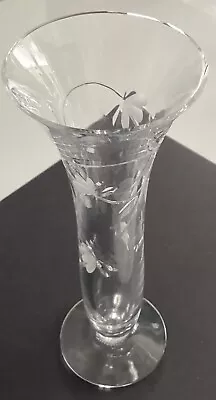 Buy Royal Doulton Cut Glass Bud Vase 7.5” Tall • 10£