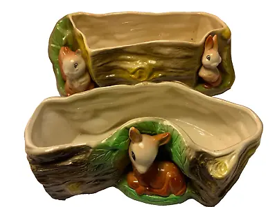 Buy Eastgate 30 Fauna Withernsea Pottery England Trinket Pots Rabbits Fawn Sitting • 26.99£