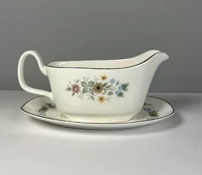 Buy ROYAL DOULTON “Pastorale” - Gravy / Sauce Boat With Saucer / Under Plate • 7.99£