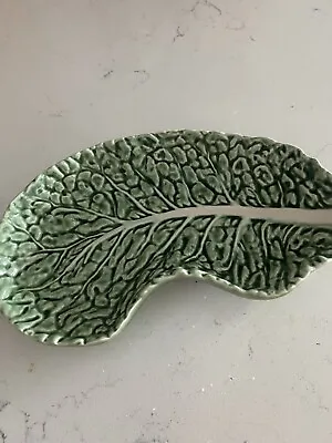 Buy Bordallo Pinheiro Replacement Cabbage Leaf Side Green Salad Plate 7.5  Portugal • 67.40£