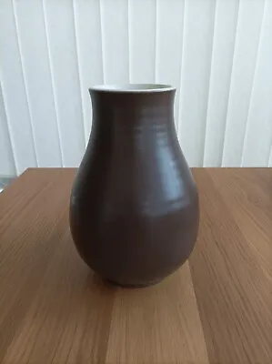 Buy Retro Poole Pottery  Freeform  Shape 337 Vase - Sepia • 75£