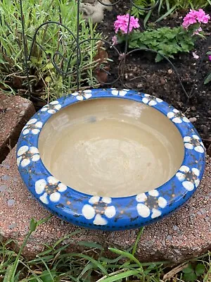 Buy Vintage Old German Pottery Bowl Planter Germany Hand Painted • 24.89£