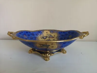 Buy Art Deco Carlton Ware  Swallow And Cloud  Footed, Twin Handled Bowl • 75£