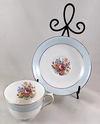 Buy Vale Bone China Made In Longton England Tea Cup And Saucer • 23.66£