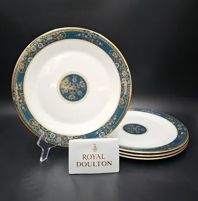 Buy Royal Doulton Bone China CARLYLE Set(s) 4 Dinner Plates MINT • 167.82£
