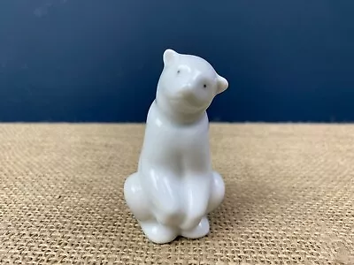 Buy Vintage Lladro Sitting Polar Bear Figurine • 12£