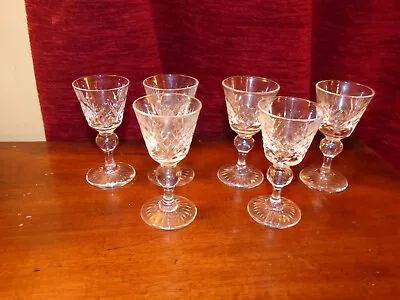 Buy 6 X Edinburgh Or Tudor Liqueur Glasses, 3 1/4 Tall • 12£