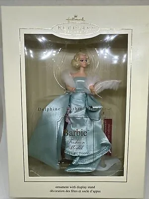 Buy Hallmark Keepsake Barbie Fashion Model Delphine Barbie Ornament 2004 W/ Stand • 23.65£