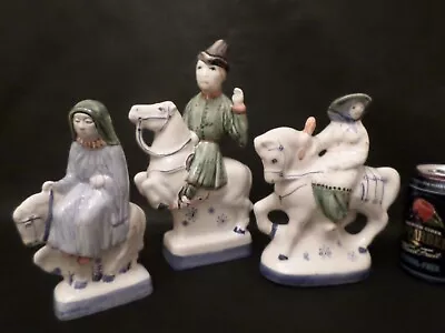 Buy Collection Of 3 Rye Pottery Figures, The Nun Prioress, Wife Of Bath,the Merchant • 24.95£