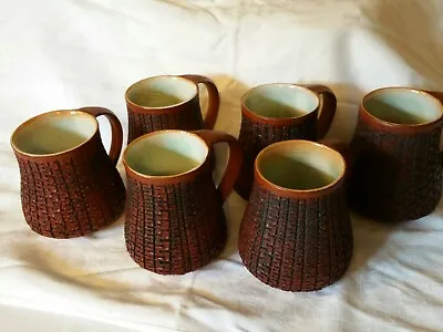 Buy 6 SET Of Poole Pottery Atlantis Coffee MUGS By Guy Sydenham 1970~74,RARE,Excelnt • 1,000£
