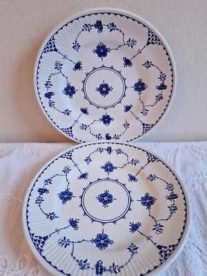 Buy Masons, Johnson Bros Blue Denmark 7 Inch Side Plates X Two Nice • 11.50£