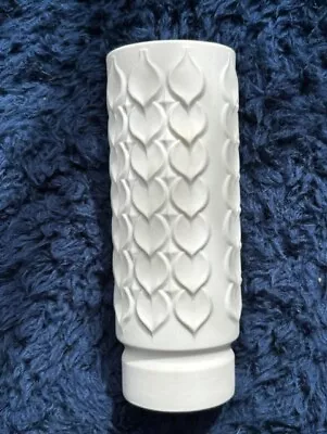 Buy AK Kaiser Matt White Art Porcelain Vase 6” Tall German 1967 Excellent Condition • 25£