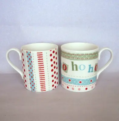 Buy 2 X Laura Ashley Fine Bone China Christmas Mugs. Excellent Condition. 2011 • 12.50£