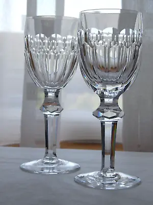 Buy Waterford Crystal Curraghmore White Wine Glasses Set Of 2 Vintage, 6 3/8  Tall • 80£