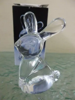 Buy Anna Hutte 24% Lead Crystal /Glass Bunny Rabbit Figurine Ornament 85487 Germany • 24.99£