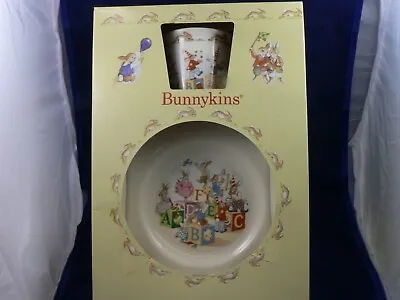 Buy Royal Doulton BunnyKins ABC Alphabet Set Plate And Mug... Boxed As New • 39.99£